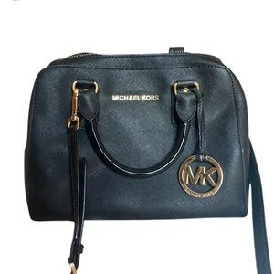 Michael Kors Black Saffiano Leather Handbag
